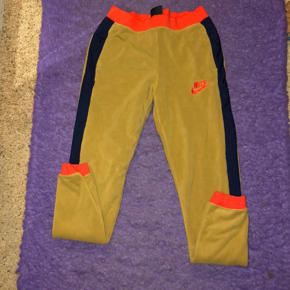 yellow nike sweatpants